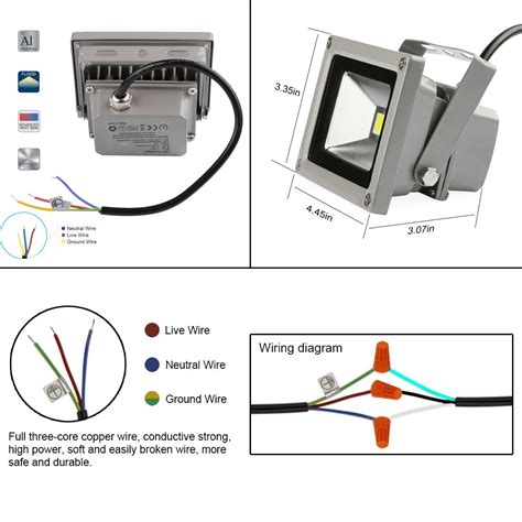 flood light for square junction box|outdoor flood light wiring diagram.